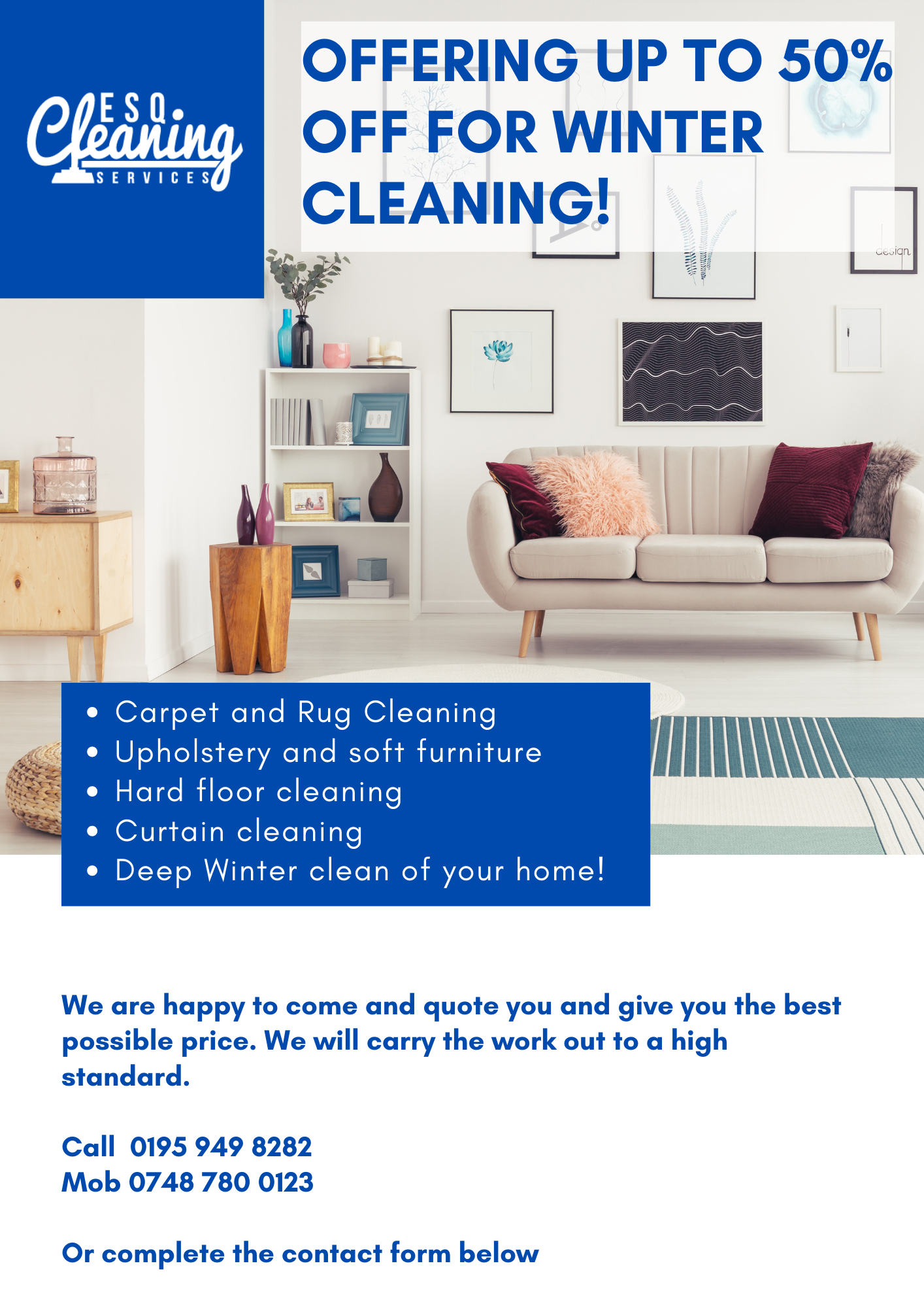 ESQ Cleaning Winter Offer